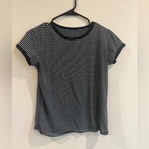 Black and white striped t shirt